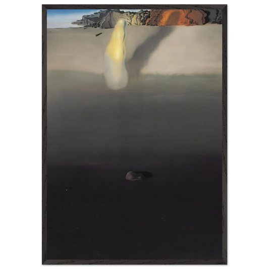 ON THE SEASHORE - Salvador Dali Framed Art Print – Black Wooden Frame - Default Title - -Framed Art Print