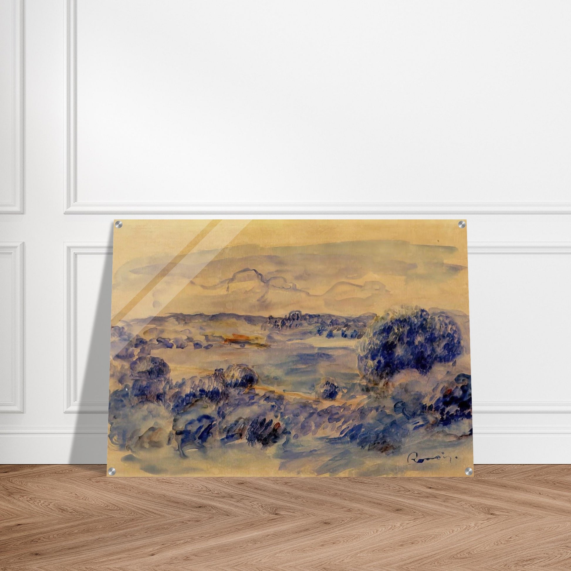 Guernsey Landscape - Pierre-Auguste Renoir Acrylic Print - 70x100 cm / 28x40″ inches | Pierre-Auguste Renoir Wall Art | Pierre-Auguste Renoir Prints