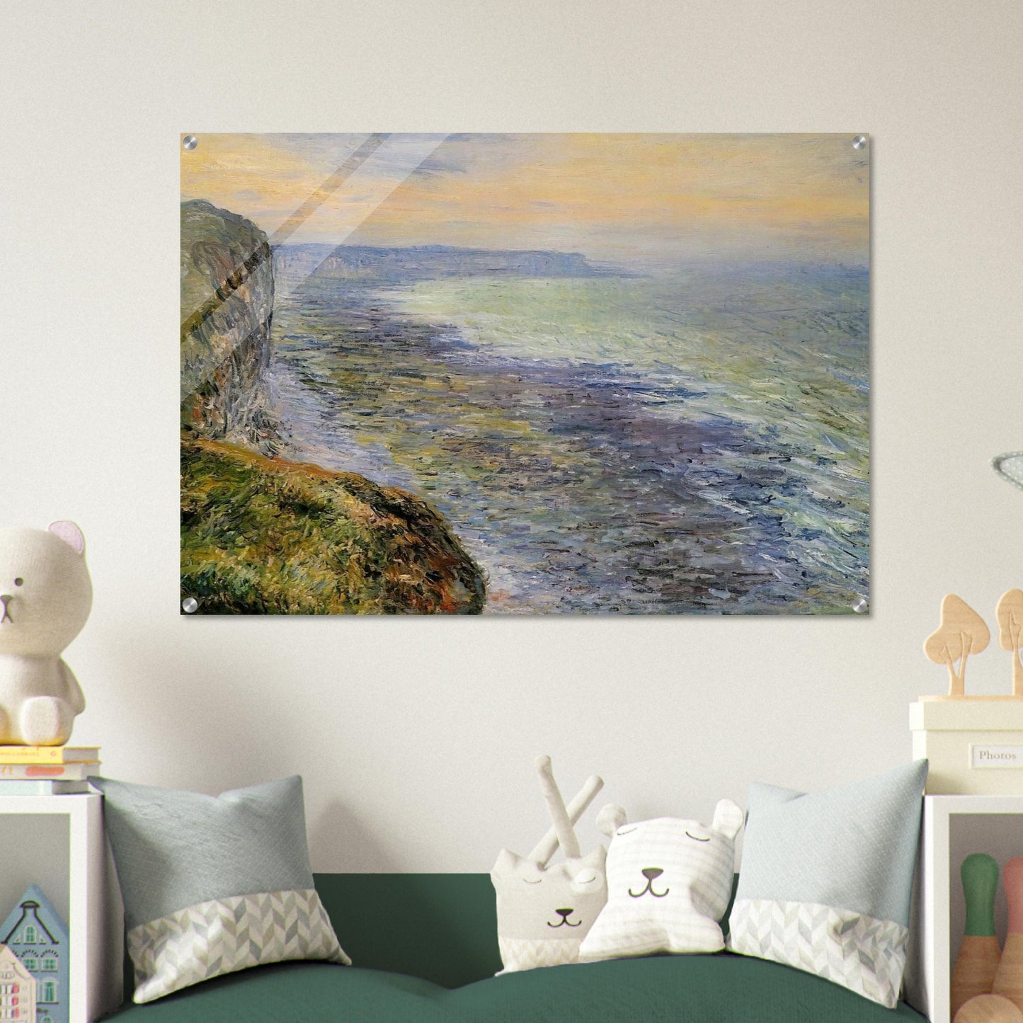 Seascape near Fecamp - claude monet Acrylic Print - 70x100 cm / 28x40″ inches