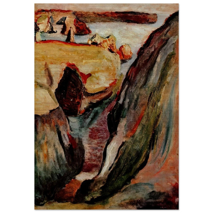 ROCHERS A BELLE ILE 1896 - Henri Matisse Brushed Aluminum Print - 70x100 cm / 28x40 inches | Henri Matisse Aluminum Print | Henri Matisse Prints