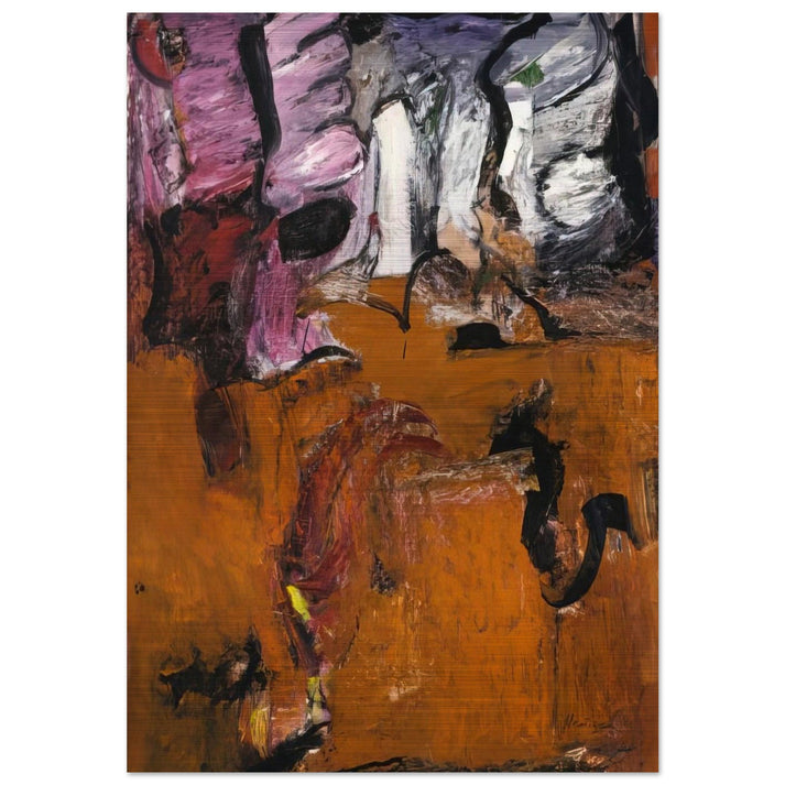 PALLAS ATHENA EARTH 1961 - Grace Hartigan Brushed Aluminum Print - 70x100 cm / 28x40 inches | Grace Hartigan Aluminum Print | Grace Hartigan Prints