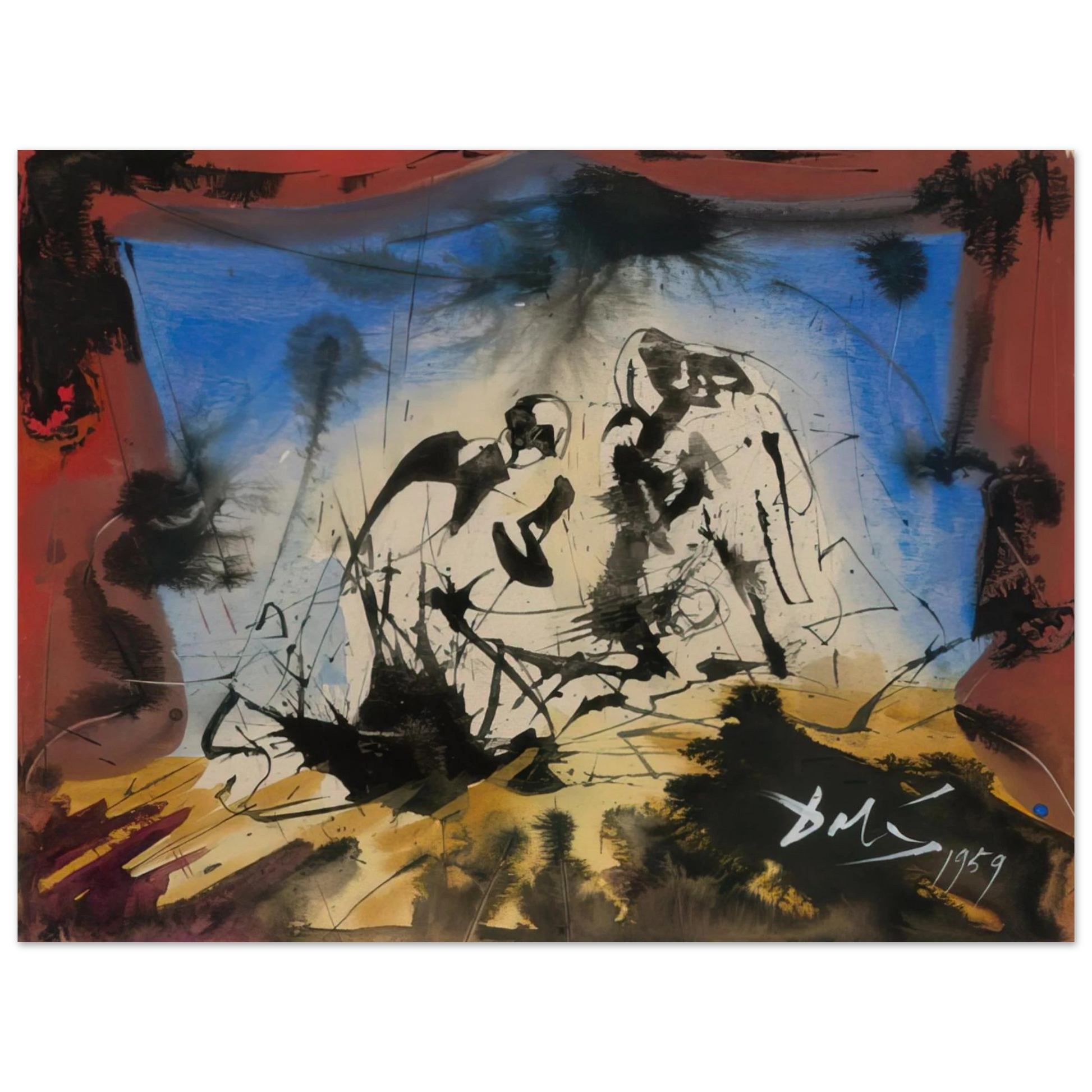 Salvador Dali - NATIVITY 1959 Fine Art Poster - Default Title