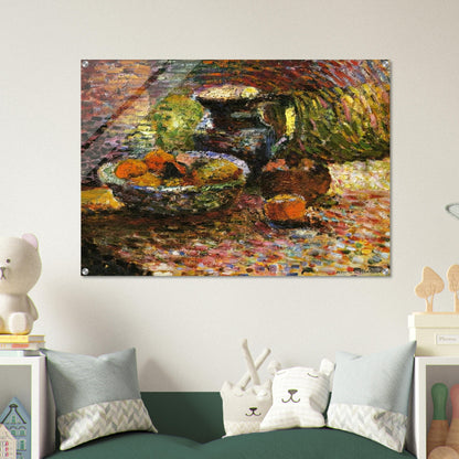 STILL LIFE WITH PITCHER AND FRUIT - Henri Matisse Acrylic Print - 70x100 cm / 28x40″ inches