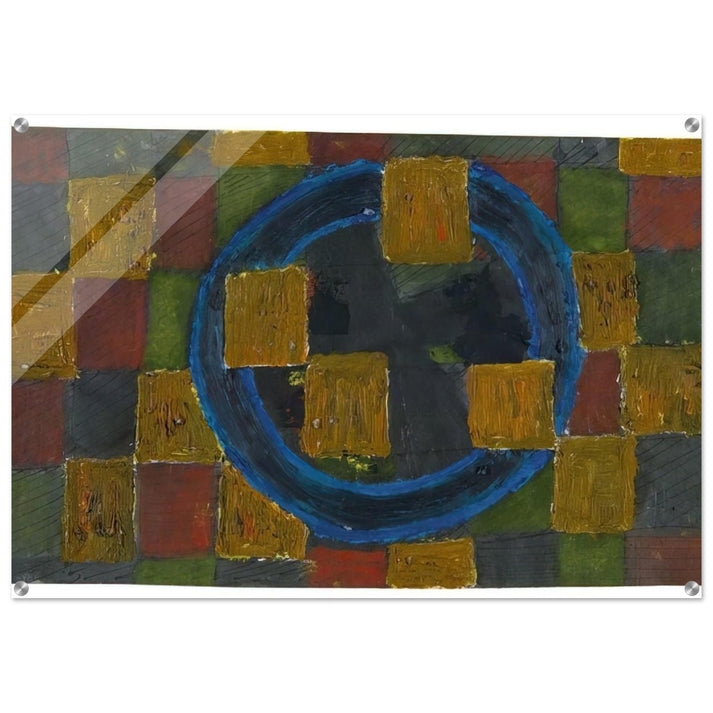 Kreise und Quadrate - 1963 - Johannes Itten Acrylic Print - 70x100 cm / 28x40″ inches