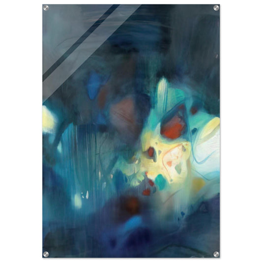 CLAIR D OBSCURITE 1988 - Chu teh Chun Acrylic Print - 70x100 cm / 28x40″ inches | Chu teh Chun Wall Art | Chu teh Chun Prints