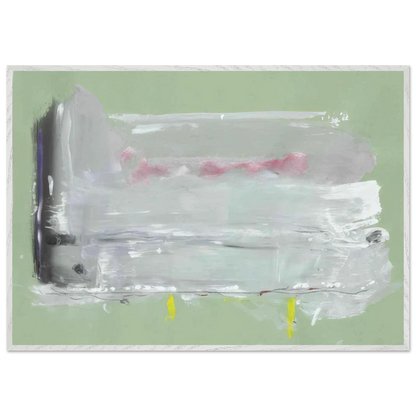 Helen Frankenthaler - Untitled - 1984 Wall art - 30x45 cm / 12x18 inches - Premium Wooden Framed Poster With Fine Art Paper-canvas - Black frame