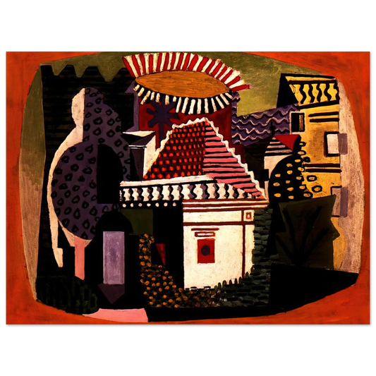 Pablo Picasso - Landscape of Juan-les-Pins Fine Art Poster - Default Title