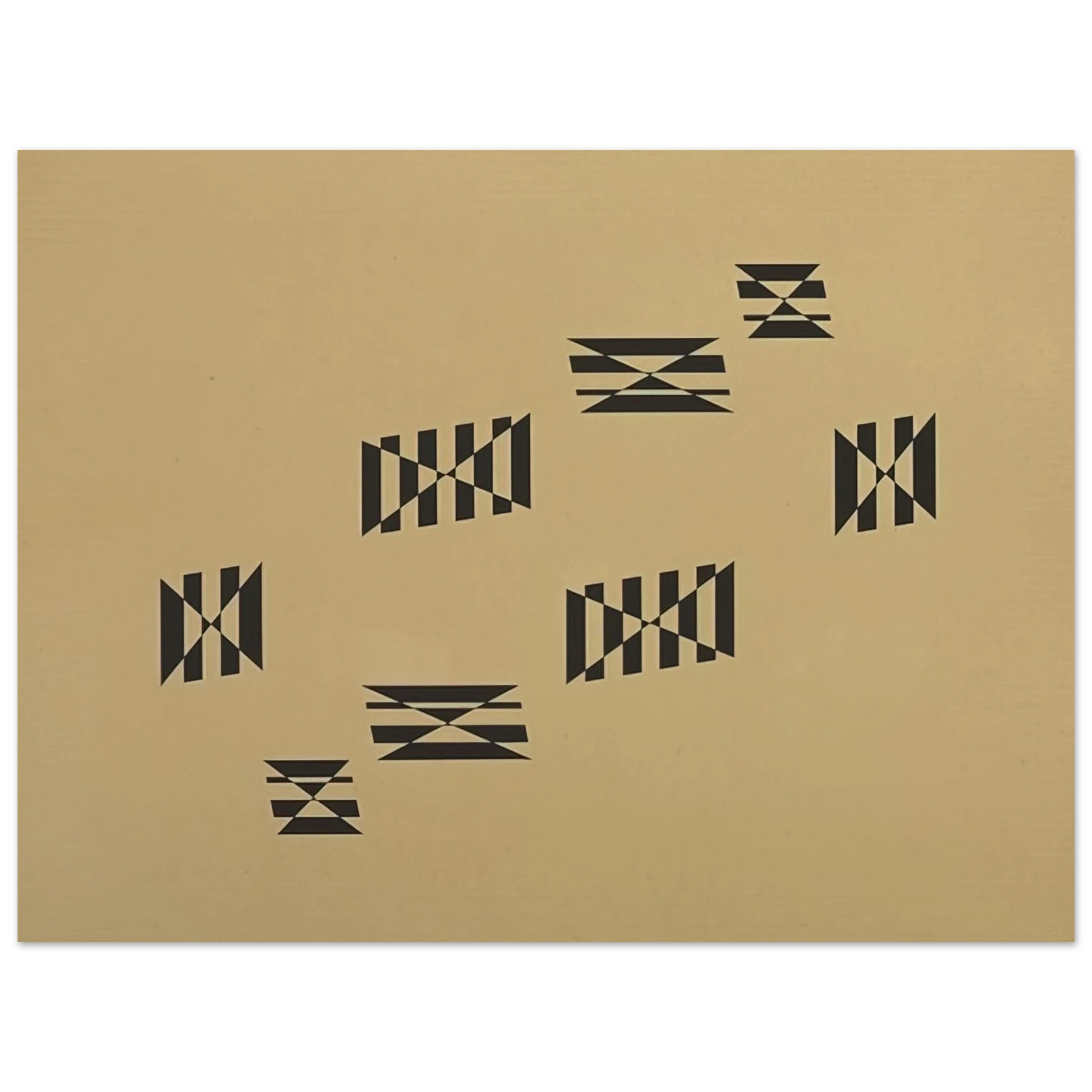 Helio Oiticica - Metaesquema - 1957 Fine Art Poster - Default Title