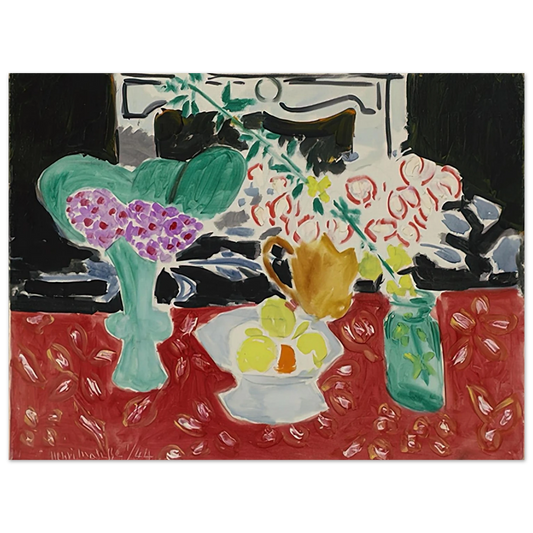 Henri Matisse - ROSES DE NOEL ET SAXIFRAGE 1944 Fine Art Poster - Default Title