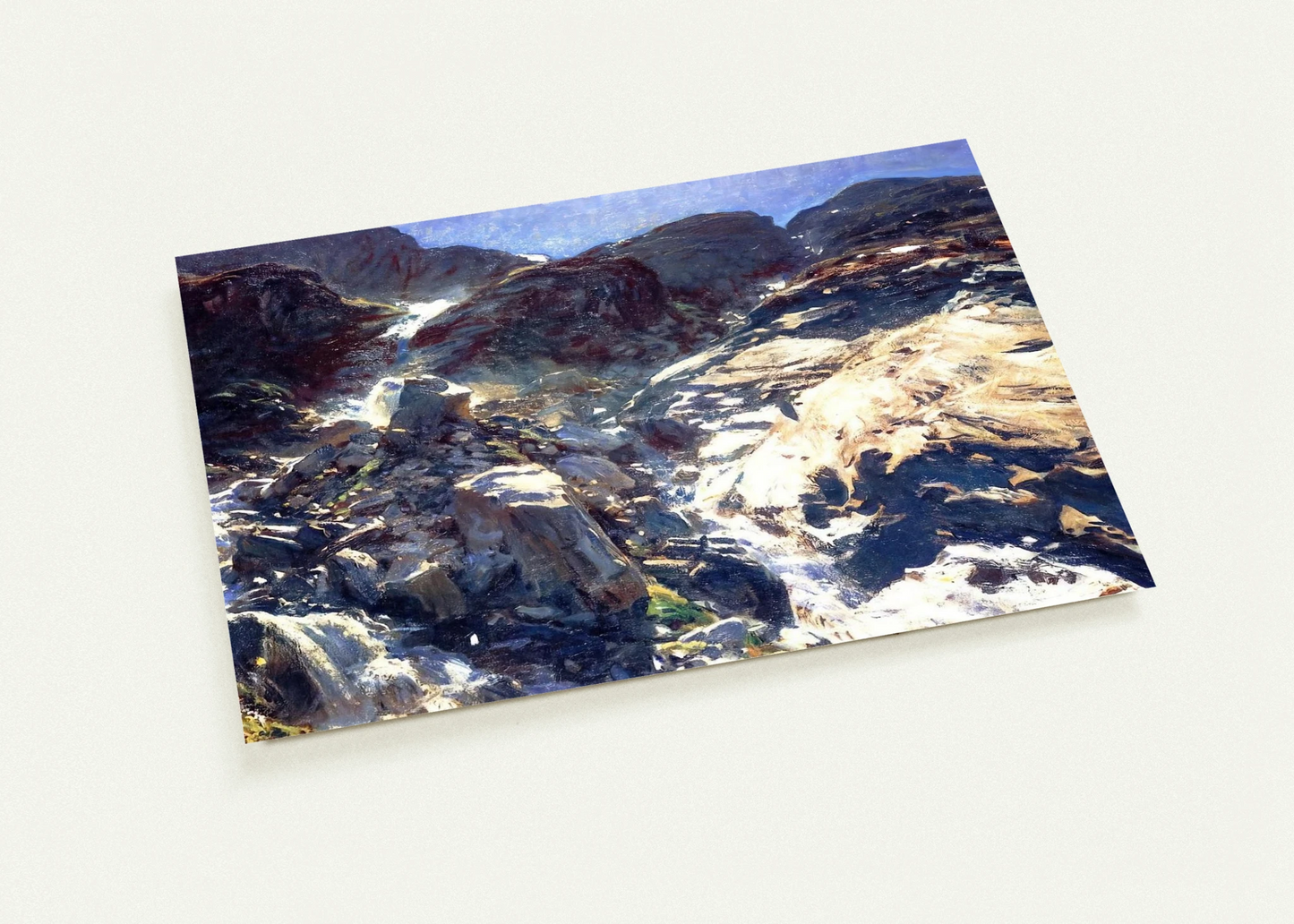 Glacier Streams By John Singer Sargent Pack of 10 Post Cards | John Singer Sargent Post Cards | A6 (10.5 x 14.8 cm) - 4.1 x 5.8 inches