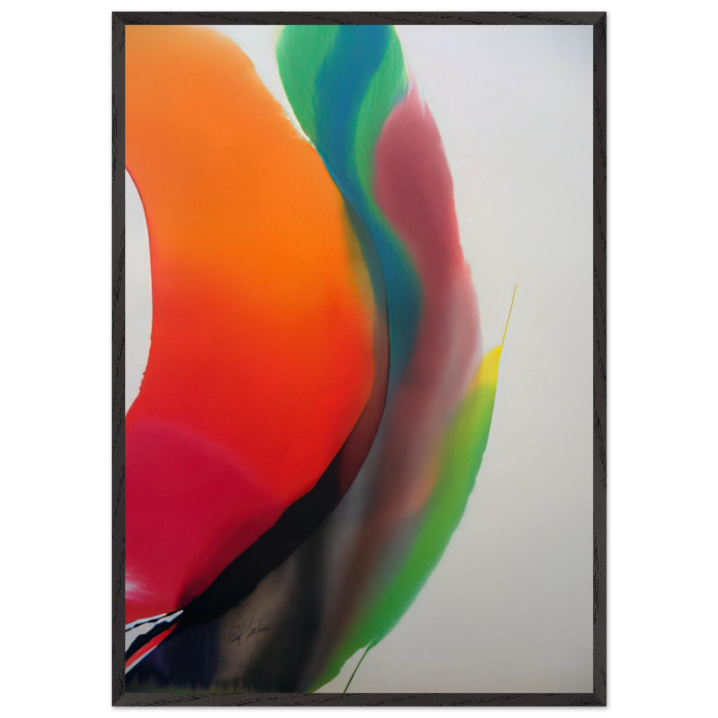 Phenomena Montezuma s Band - Paul Jenkins Framed Art Print – Black Wooden Frame - Default Title - -Framed Art Print