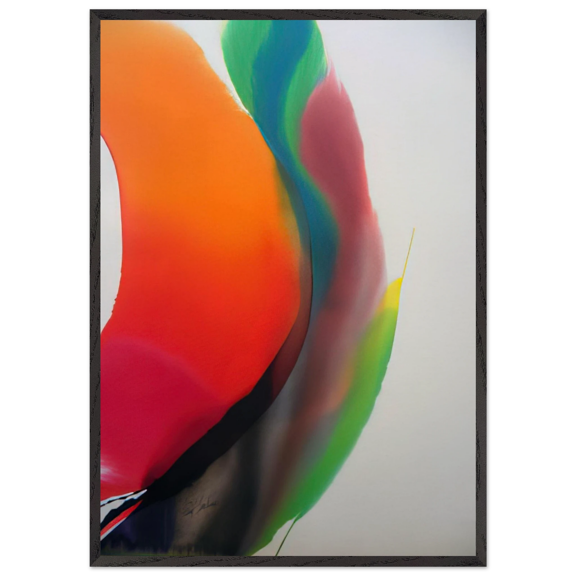 Phenomena Montezuma s Band - Paul Jenkins Framed Art Print – Black Wooden Frame - Default Title - -Framed Art Print