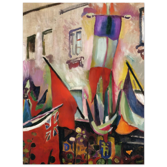 Raoul Dufy - FLAGS 1906 Fine Art Poster - Default Title