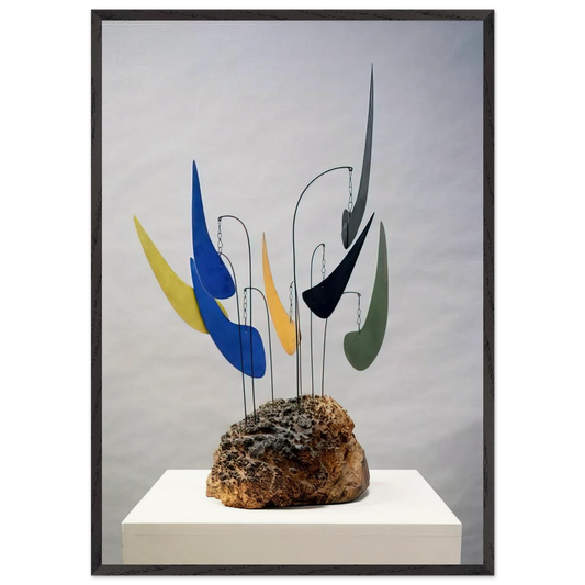 MYRTLE BURL 1941 - Alexander Calder Framed Art Print – Black Wooden Frame - Default Title - -Framed Art Print