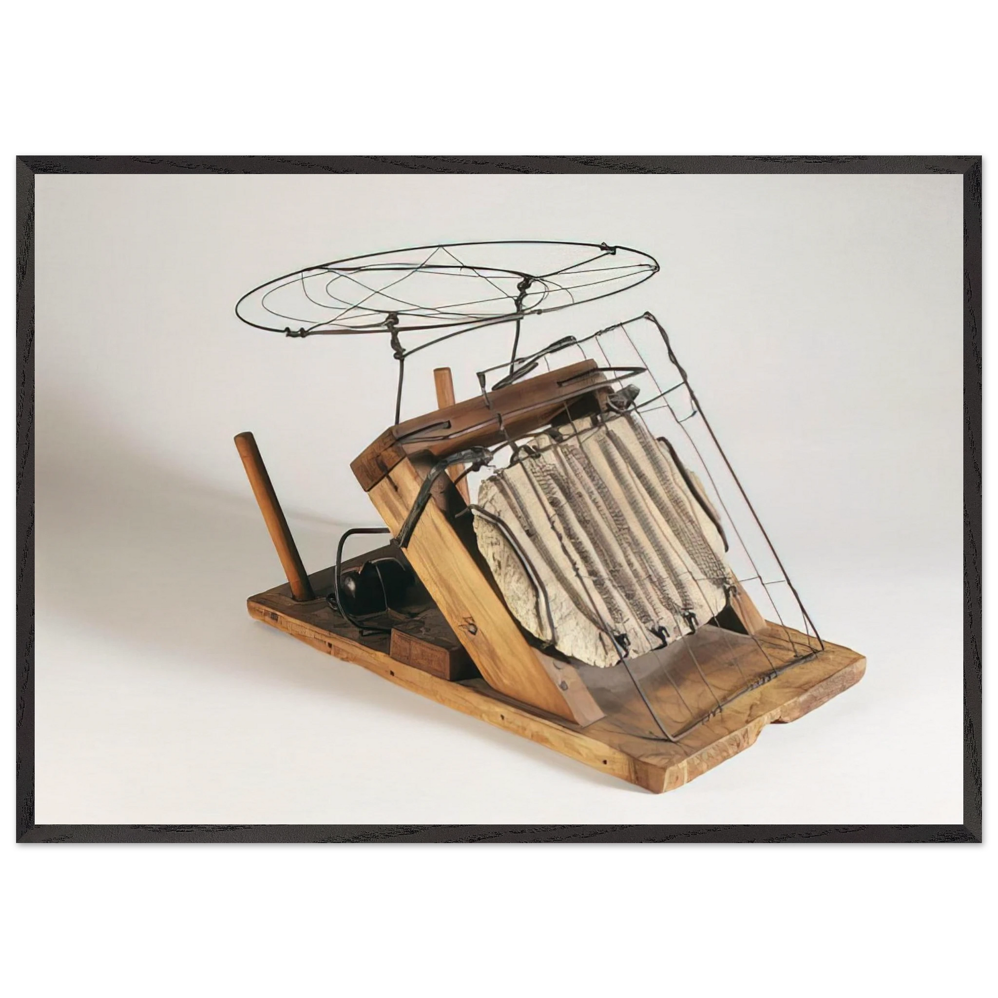 TOASTER 1942 - Alexander Calder Framed Art Print – Black Wooden Frame - Default Title - -Framed Art Print