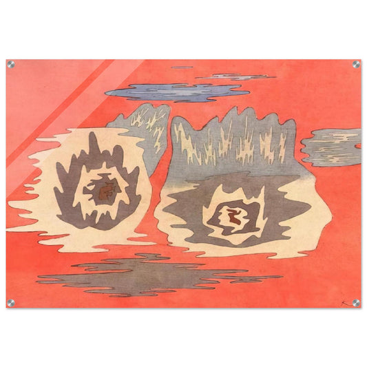 THE PLACE OF THE TWINS 1929 - Paul Klee Acrylic Print - 70x100 cm / 28x40″ inches