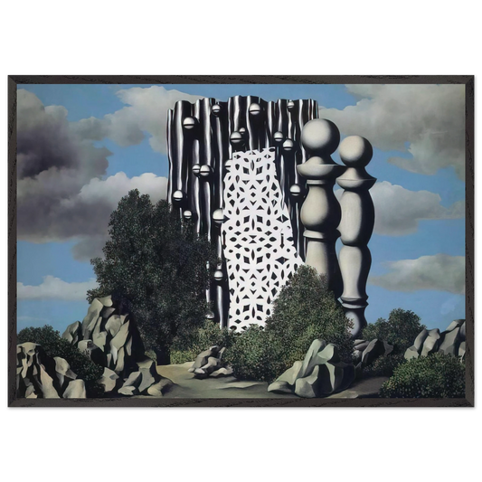 ANNUNCIATION 1930 - Rene Magritte 70x100 cm / 28x40 inches Framed Art Print – Black Wooden Frame