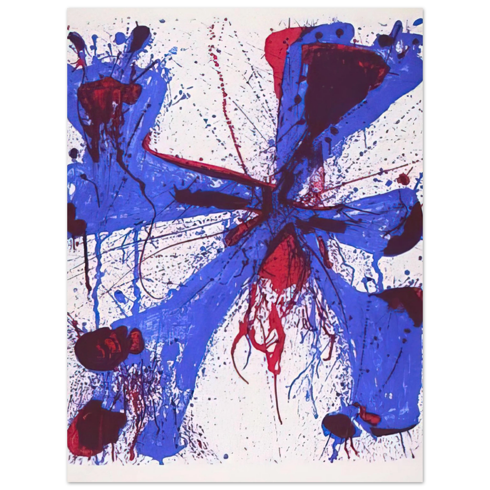 Sam Francis - Damn Braces Fine Art Poster - Default Title