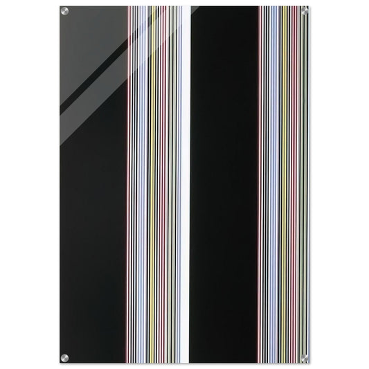 Smithsonian Resident Associates Program 1985 20th Anniversary Poster - 1985 - Gene Davis Acrylic Print - 70x100 cm / 28x40″ inches | Gene Davis Wall Art | Gene Davis Prints