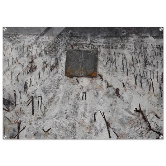 BLACK FLAKES 2006 - Anselm Kiefer Acrylic Print - 70x100 cm / 28x40″ inches