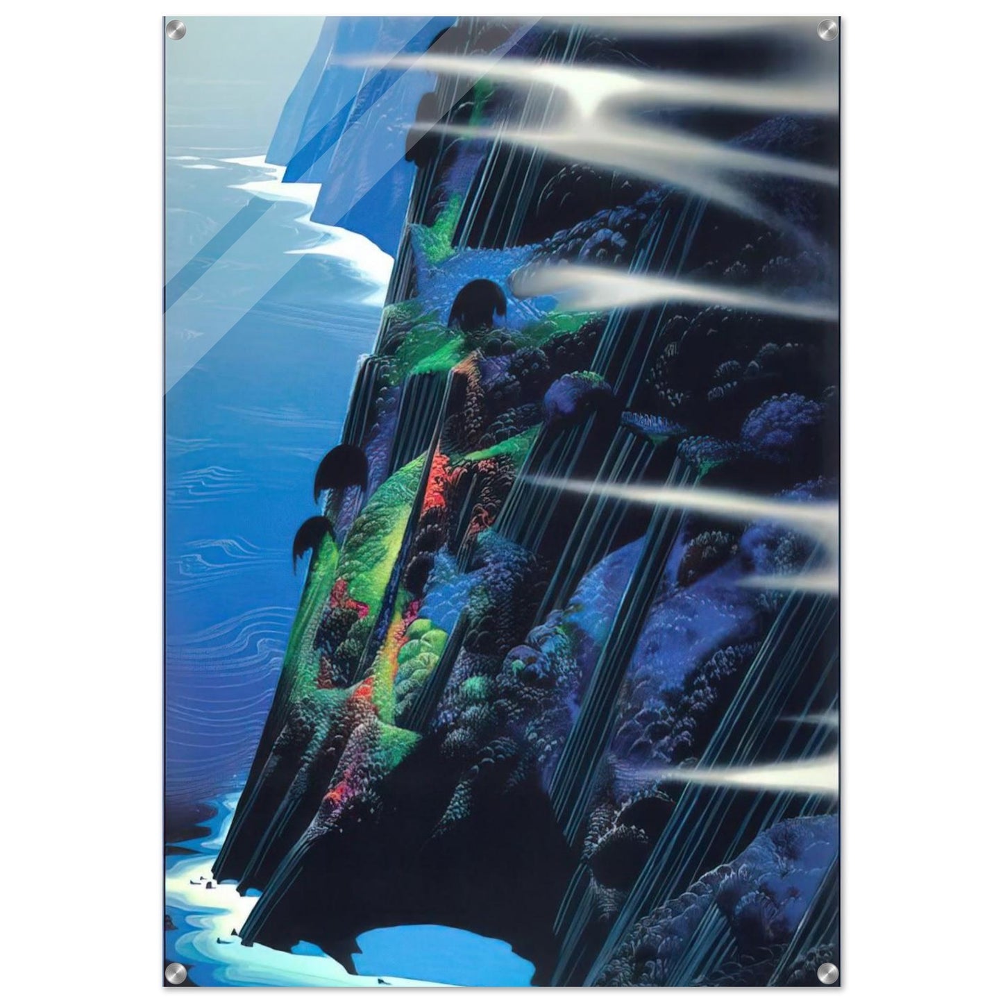 Where Dreams are Born - Eyvind Earle Acrylic Print - 70x100 cm / 28x40″ inches | Eyvind Earle Wall Art | Eyvind Earle Prints