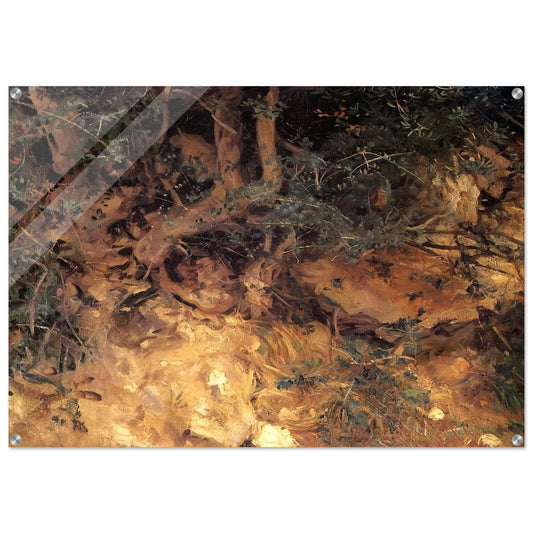 Valdemosa, Majorca Thistles and Herbage on a Hillside - John Singer Sargent Acrylic Print - 70x100 cm / 28x40″ inches