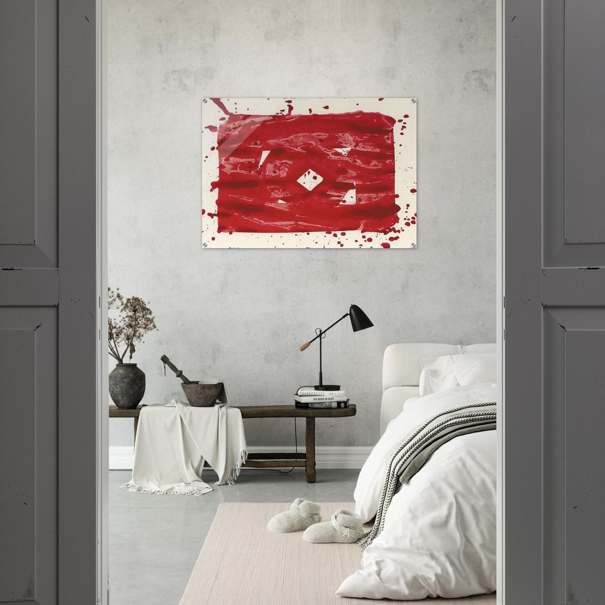 Untitled - SF78-235 - Sam Francis Acrylic Print - 70x100 cm / 28x40″ inches | Sam Francis Wall Art | Sam Francis Prints