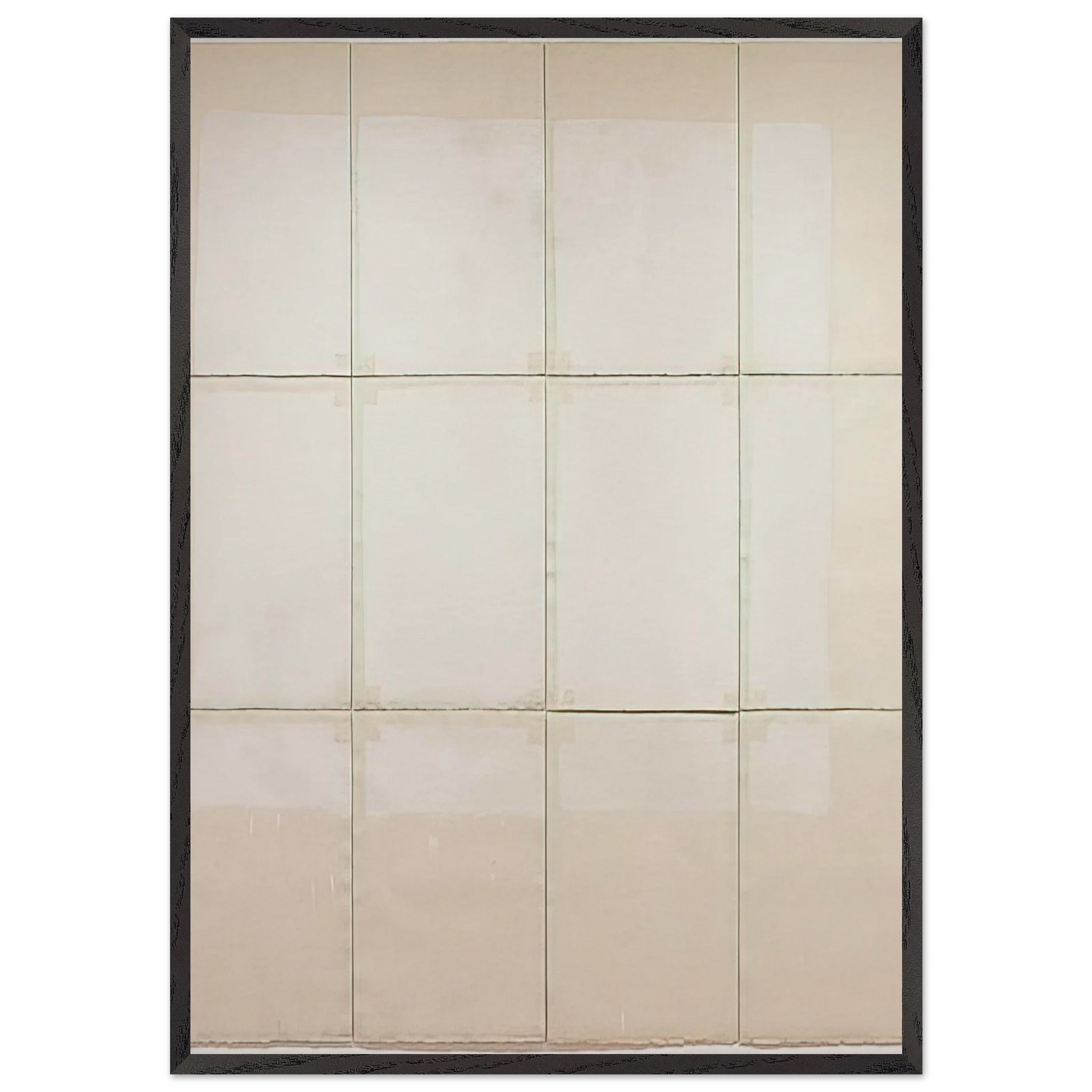 Classico 5 - Robert Ryman Framed Art Print – Black Wooden Frame - Default Title - -Framed Art Print