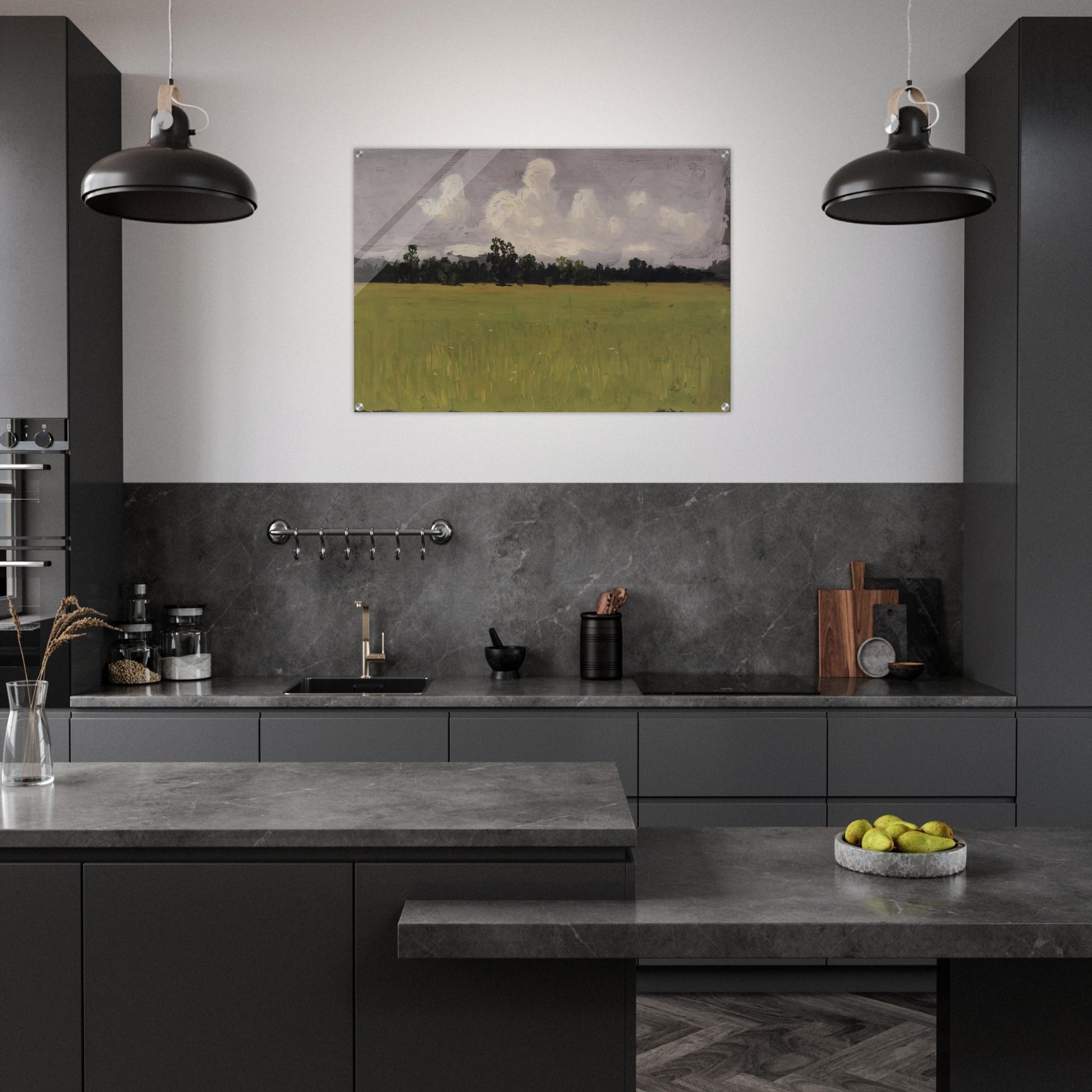 Autumn. Steppe - Arkhyp Kuindzhi Acrylic Print - 70x100 cm / 28x40″ inches | Arkhyp Kuindzhi Wall Art | Arkhyp Kuindzhi Prints