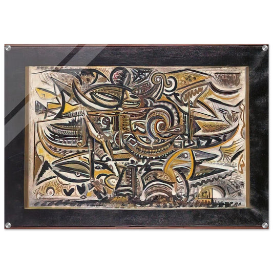 Bird in the Wind - Richard Pousette-Dart Acrylic Print - 70x100 cm / 28x40″ inches