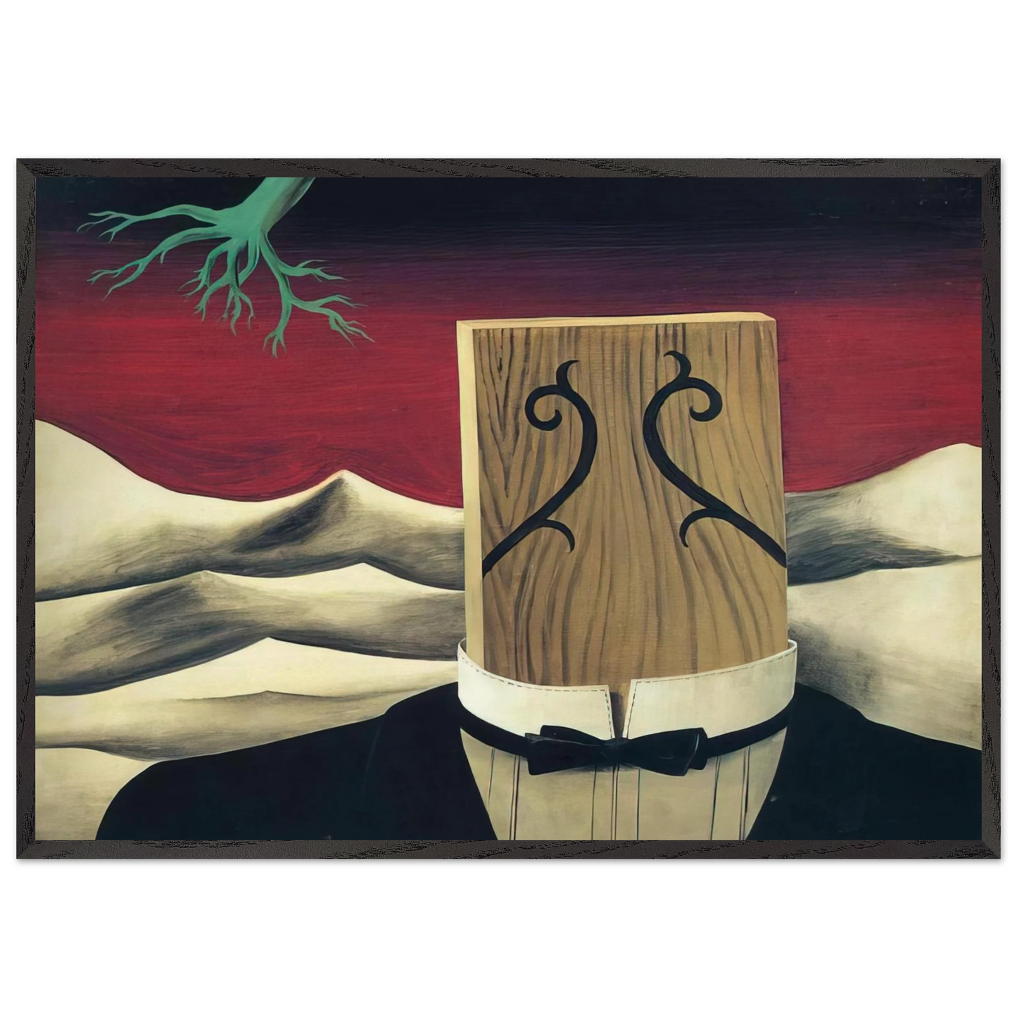 THE CONQUEROR 1926 - Rene Magritte Framed Art Print – Black Wooden Frame - Default Title - -Framed Art Print