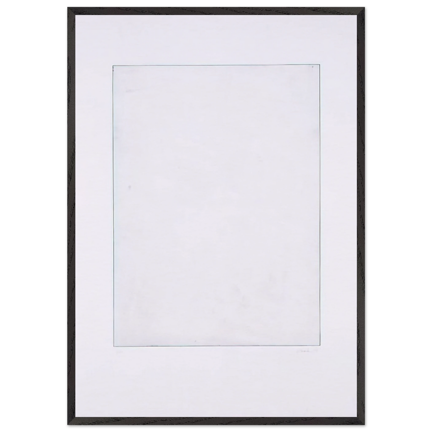 Untitled e From Five Plates - 1973 - Brice Marden Framed Art Print – Black Wooden Frame - Default Title - -Framed Art Print
