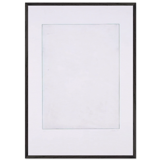 Untitled e From Five Plates - 1973 - Brice Marden Framed Art Print – Black Wooden Frame - Default Title - -Framed Art Print