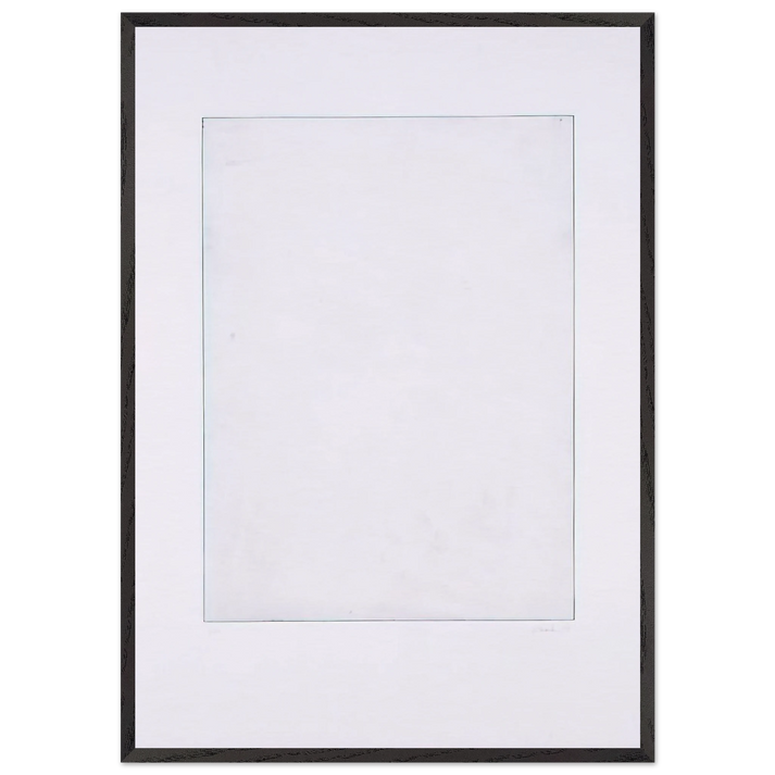 Untitled e From Five Plates - 1973 - Brice Marden 70x100 cm / 28x40 inches Framed Art Print – Black Wooden Frame