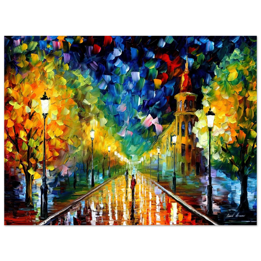 Leonid Afremov - Leonid Afremov Fine Art Poster - 13x18 cm / 5x7 inches