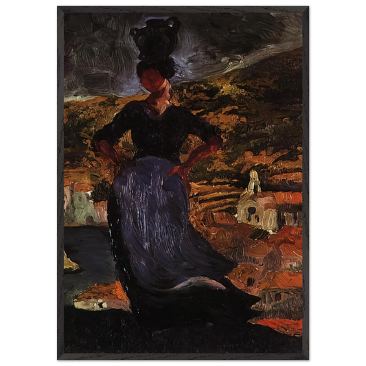 PORTRAIT OF HORTENSIA - Salvador Dali Framed Art Print – Black Wooden Frame - Default Title - -Framed Art Print