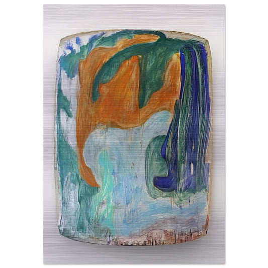 Loggia - 1982 - Ron Gorchov Brushed Aluminum Print - 70x100 cm / 28x40 inches | Ron Gorchov Aluminum Print | Ron Gorchov Prints