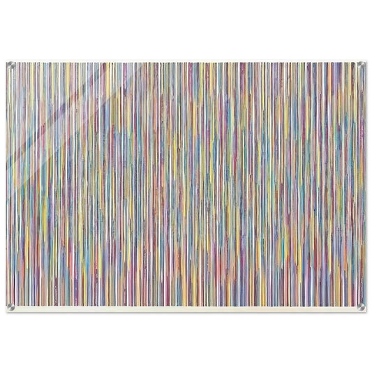 Monet's Garden - 1980 - Gene Davis Acrylic Print - 70x100 cm / 28x40″ inches