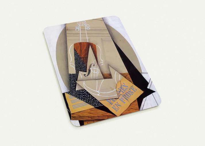 COMPOSITION WITH VIOLIN By Juan Gris Pack of 10 Post Cards | Juan Gris Post Cards | A6 (10.5 x 14.8 cm) - 4.1 x 5.8 inches