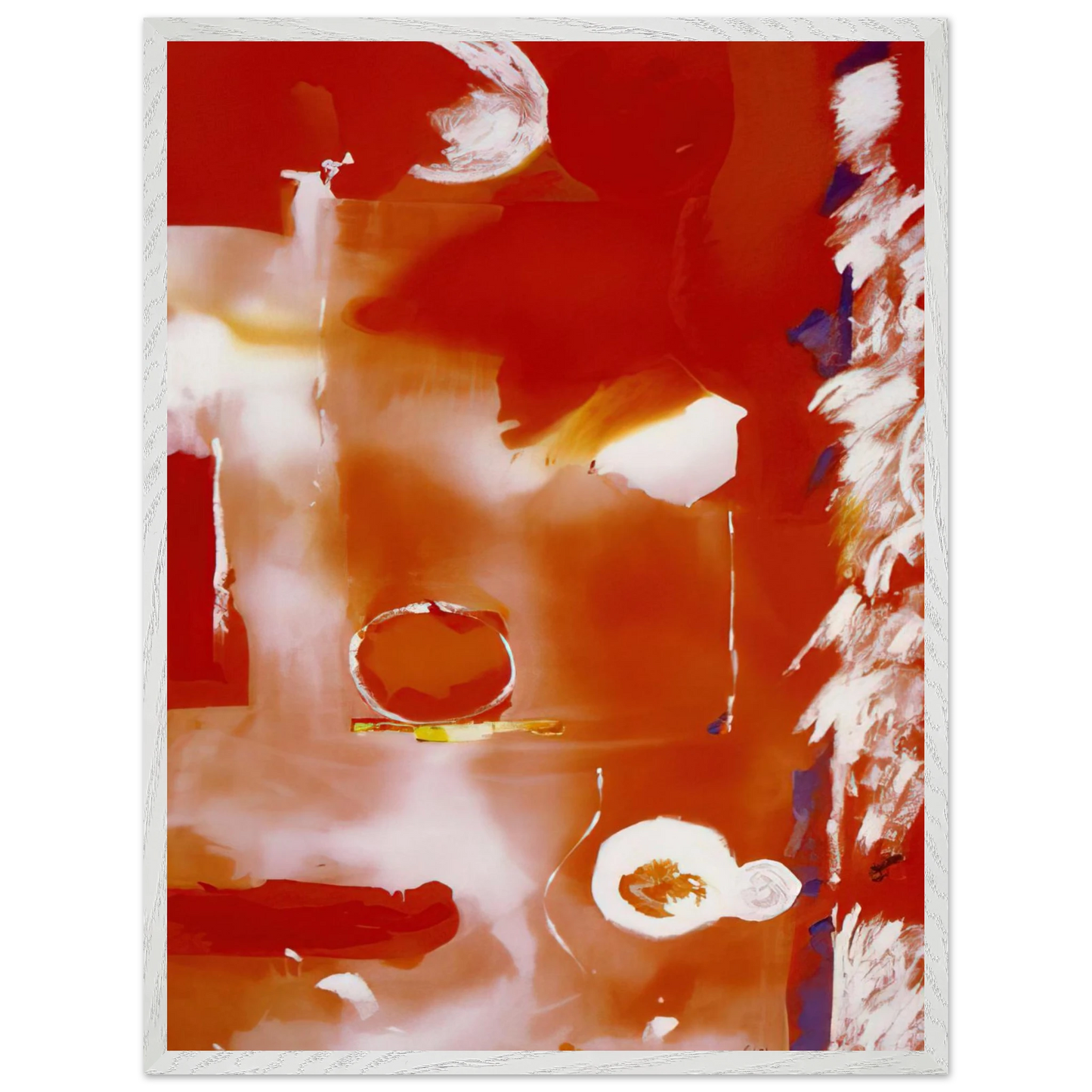 Helen Frankenthaler - Seeing the Moon on a Hot Summer Day - 1987 Wall art - A2 (42 x 59.4  cm) - Fine Art Poster - -