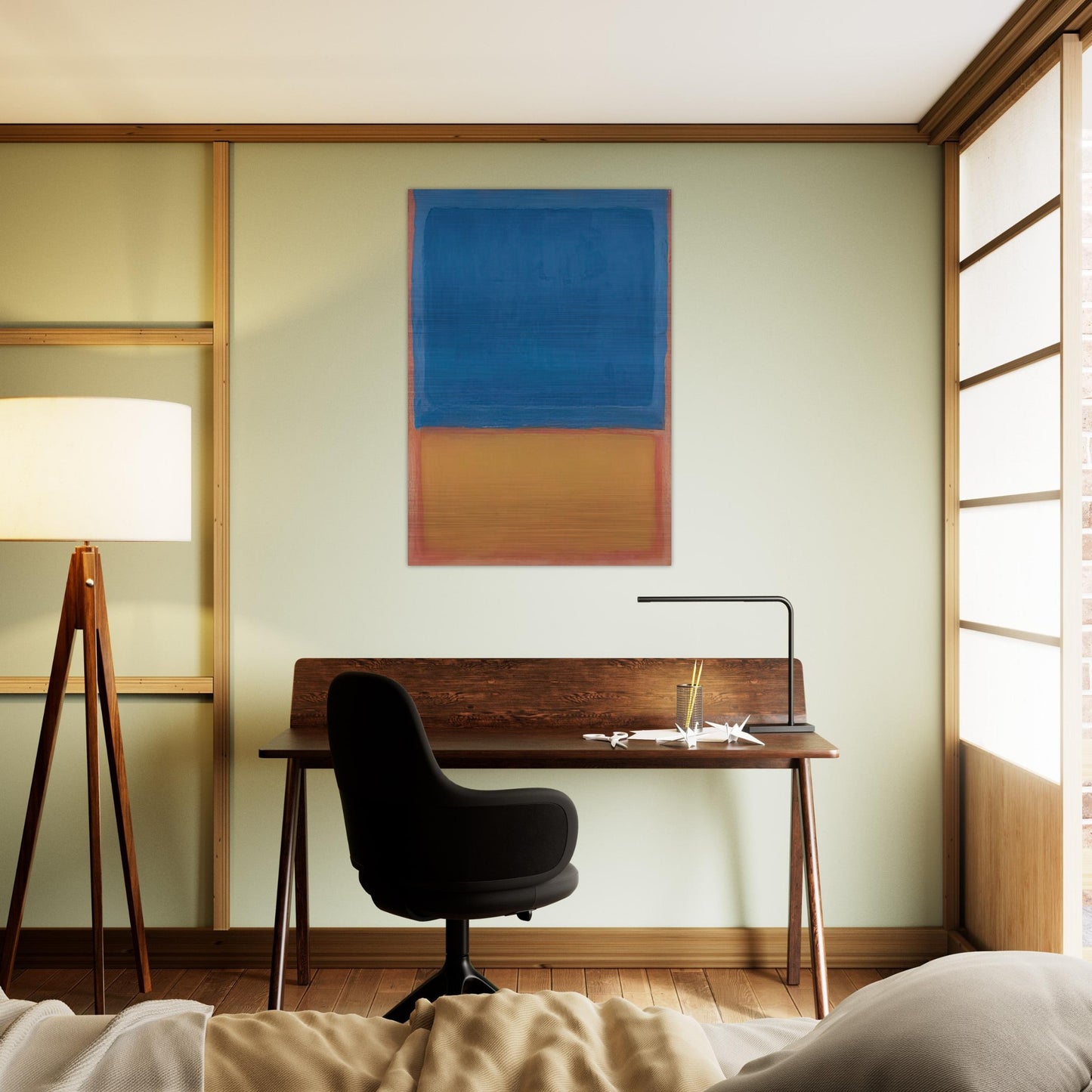 Untitled Red, Blue, Orange - 1955 - Mark Rothko Brushed Aluminum Print - 70x100 cm / 28x40 inches | Mark Rothko Aluminum Print | Mark Rothko Prints