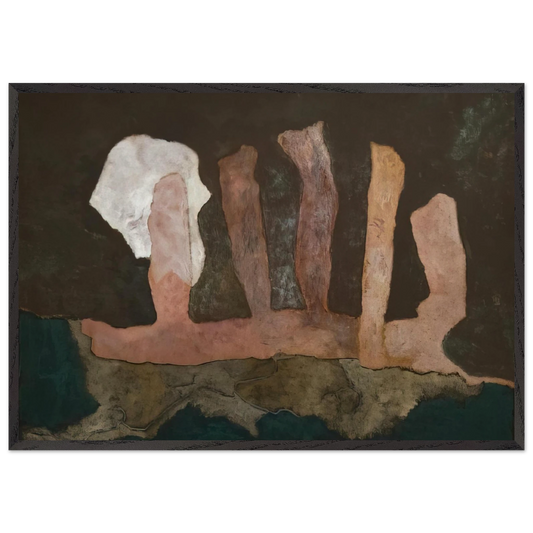 The Sacrifice - 1946 - Theodoros Stamos Framed Art Print – Black Wooden Frame - Default Title - -Framed Art Print