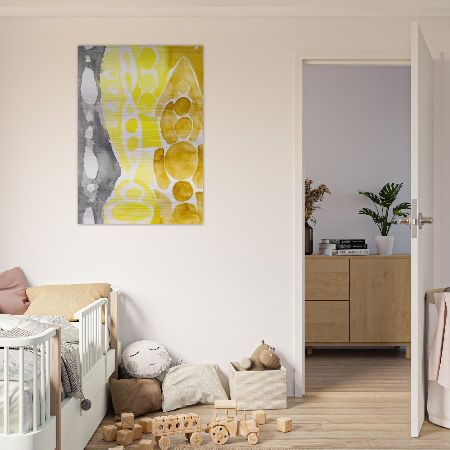 Siebdruck 1966 - 1 NOR - 1966 - Ernst Wilhelm Nay Brushed Aluminum Print - 70x100 cm / 28x40 inches | Ernst Wilhelm Nay Aluminum Print | Ernst Wilhelm Nay Prints