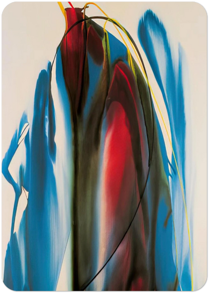 Phenomena Waiting Gables - 1965 By Paul Jenkins Pack of 10 Post Cards | Paul Jenkins Post Cards | A6 (10.5 x 14.8 cm) - 4.1 x 5.8 inches