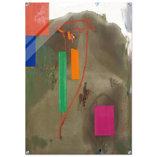 Lonely Journey - Hans Hofmann Acrylic Print - 70x100 cm / 28x40″ inches