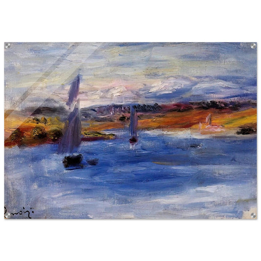 Sailboats - Pierre-Auguste Renoir Acrylic Print - 70x100 cm / 28x40″ inches | Pierre-Auguste Renoir Wall Art | Pierre-Auguste Renoir Prints