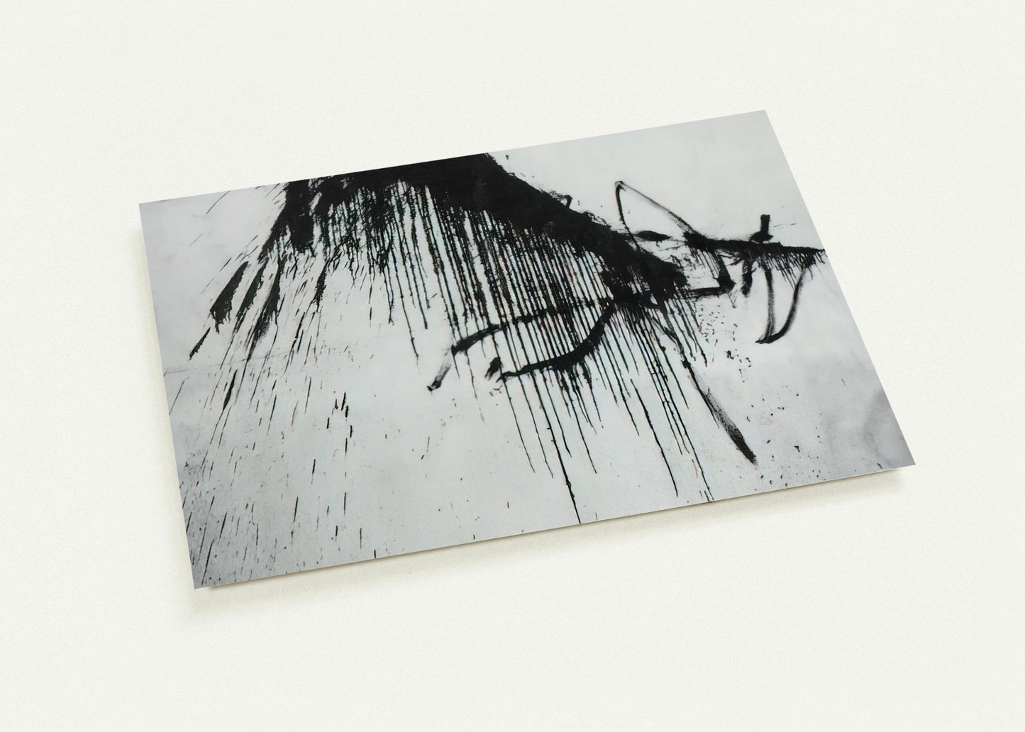 NIGHT IN THE HOTEL ABSTRACT IN BLACK AND WHITE By Salvador Dali Pack of 10 Post Cards | Salvador Dali Post Cards | A6 (10.5 x 14.8 cm) - 4.1 x 5.8 inches