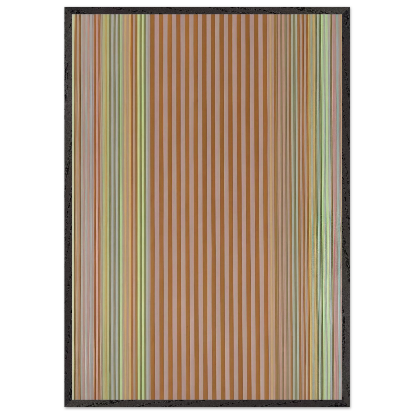 Cannonball - 1969 - Gene Davis Framed Art Print – Black Wooden Frame - Default Title - -Framed Art Print