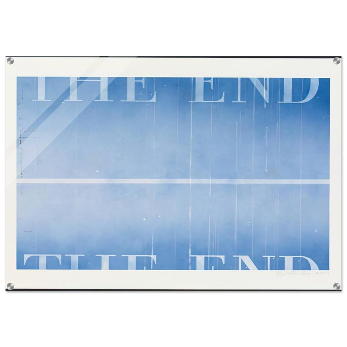 THE END 40 2003 - Edward Ruscha Acrylic Print - 70x100 cm / 28x40″ inches
