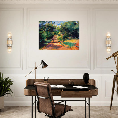 Landscape Near Varengeville - Pierre-Auguste Renoir Brushed Aluminum Print - 70x100 cm / 28x40 inches | Pierre-Auguste Renoir Aluminum Print | Pierre-Auguste Renoir Prints